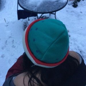 100% Wool Made In USA Vermont Originals Snow Ski Beanie Unisex Hat